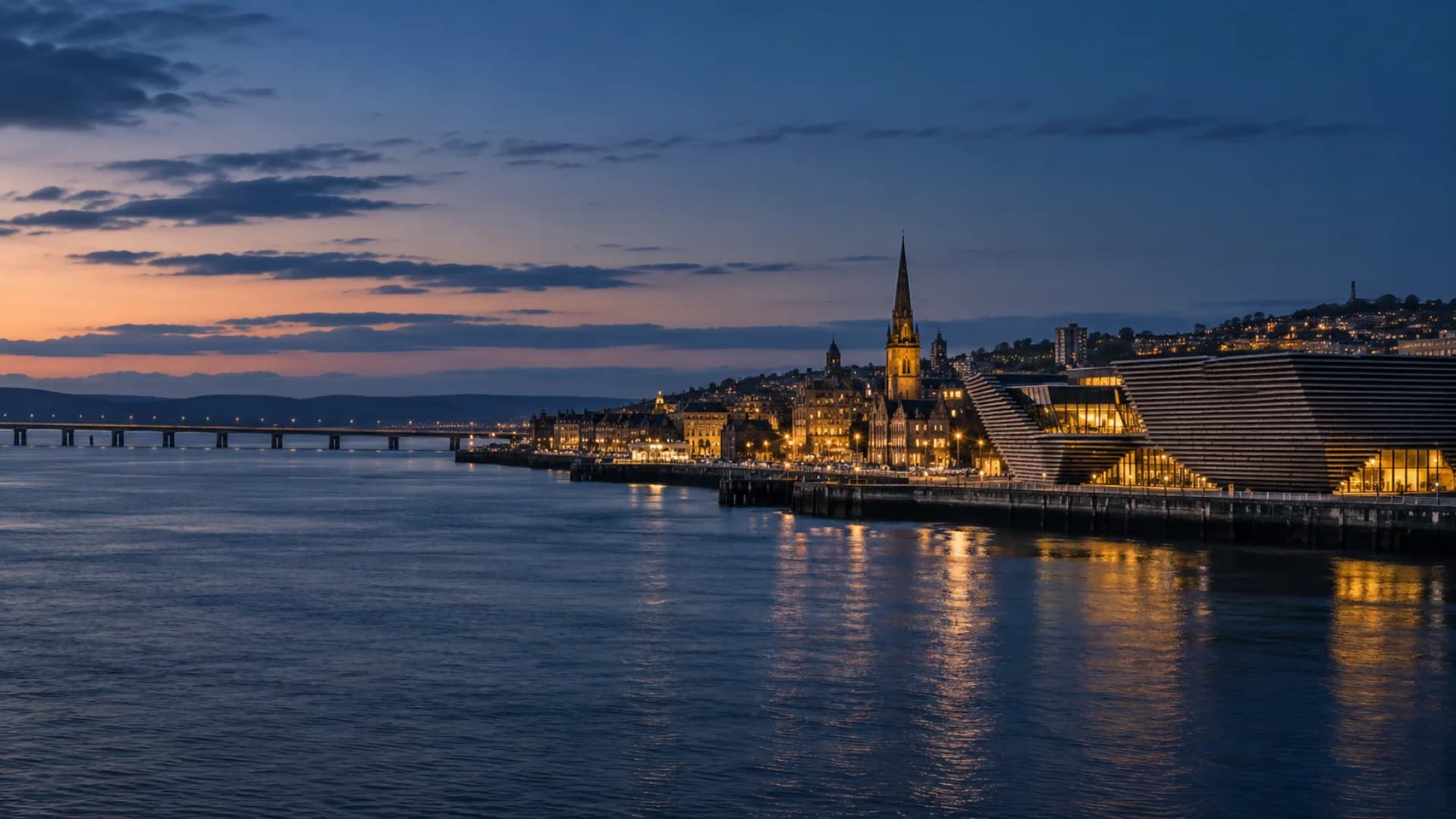 Dundee at blue hour
