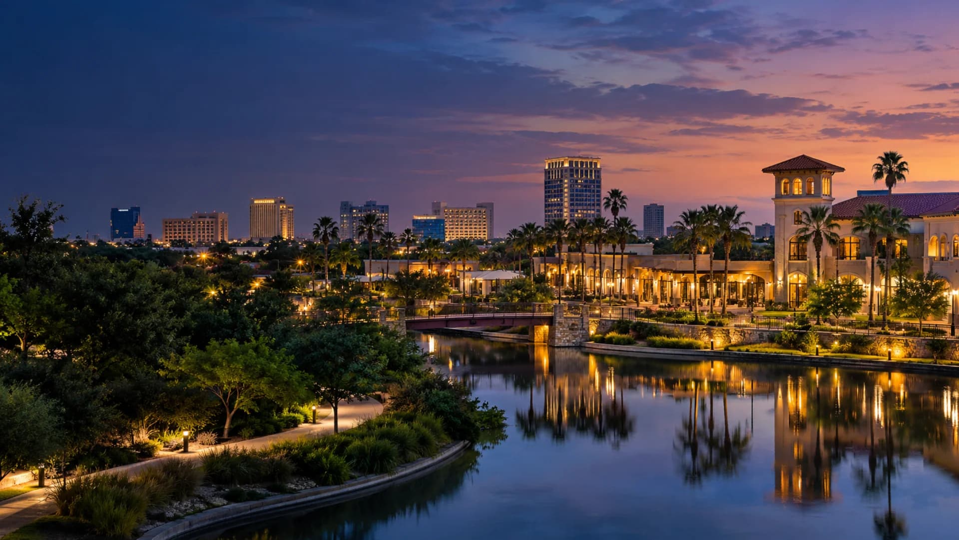 McAllen at blue hour