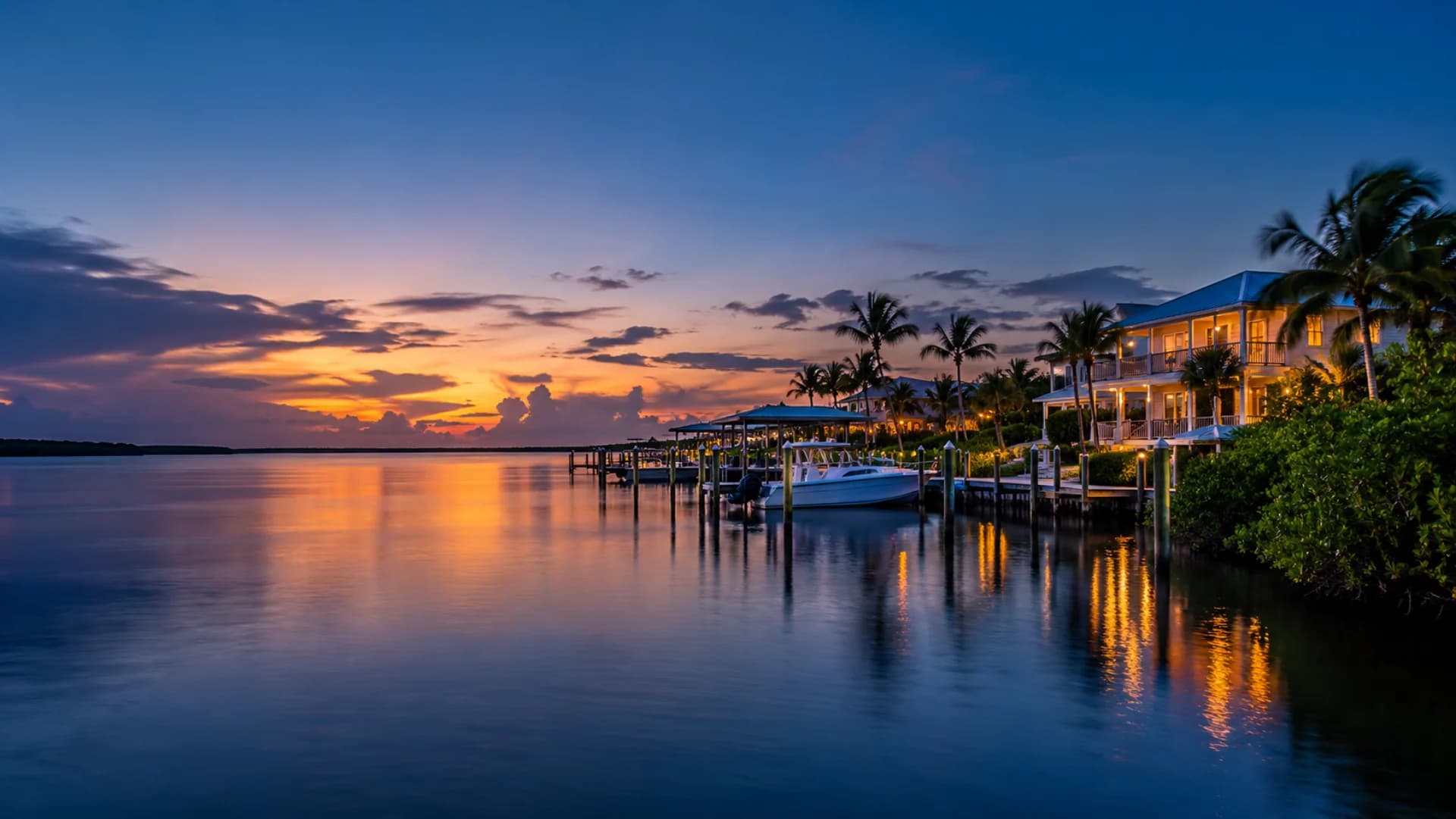 Placida at blue hour