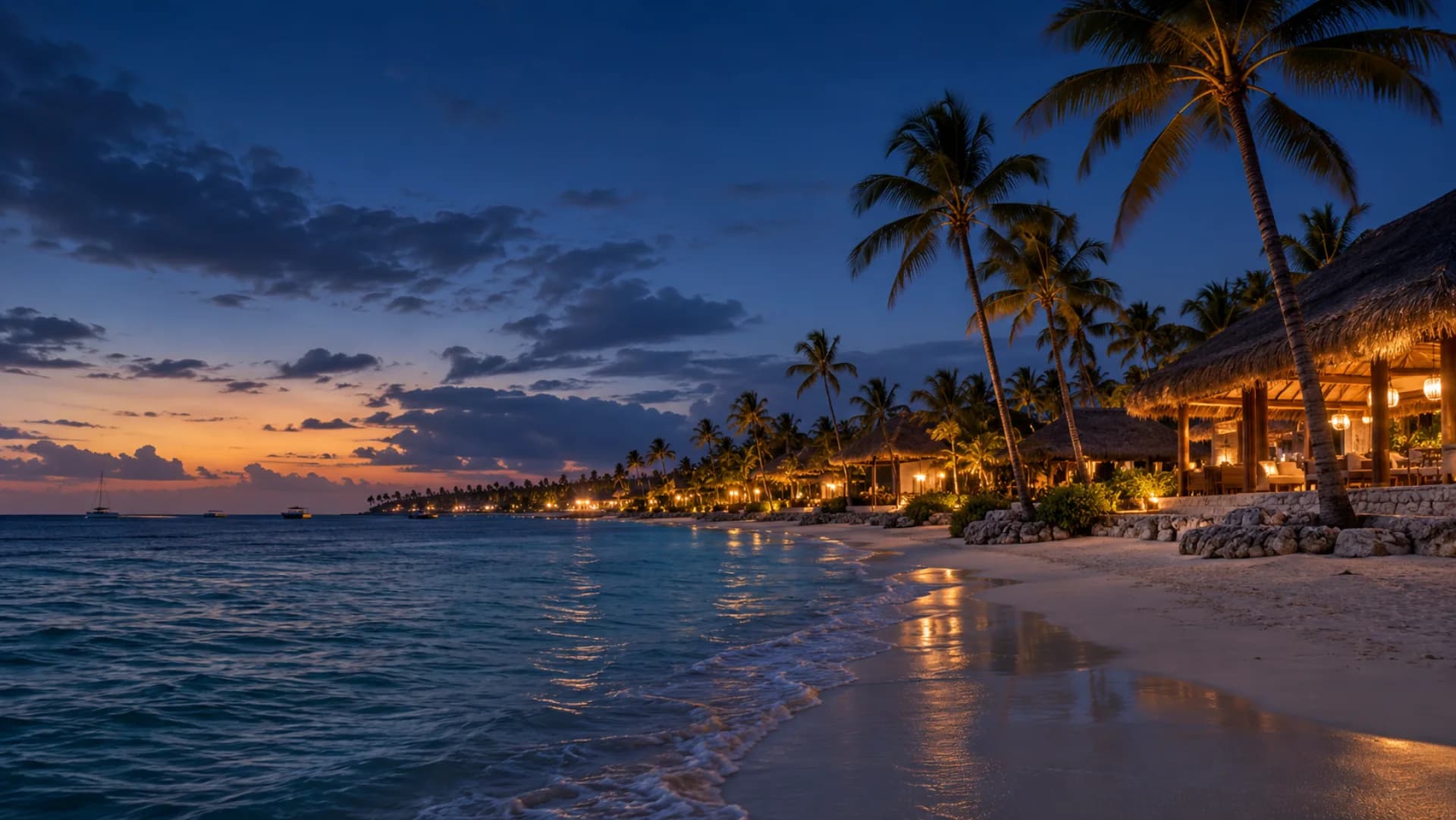 Punta Cana at blue hour