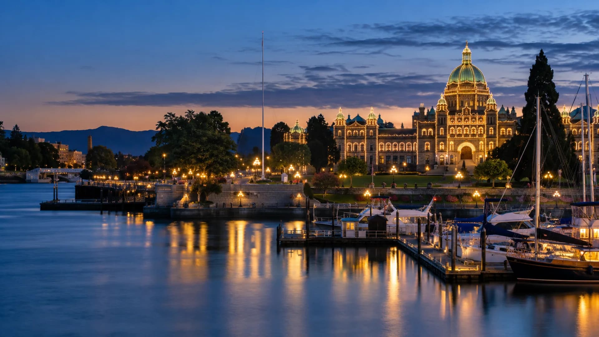 Victoria at blue hour