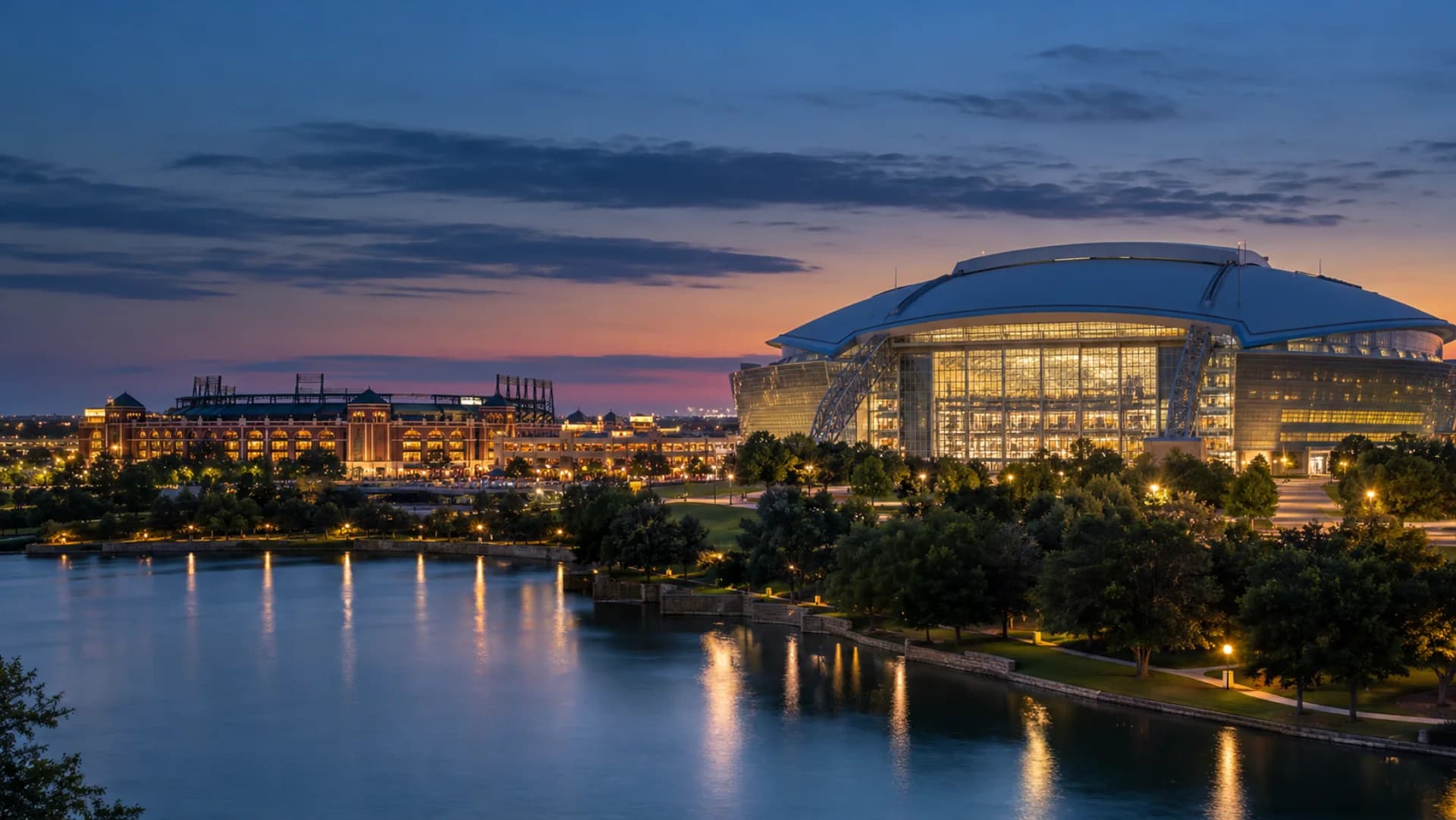 Arlington at blue hour