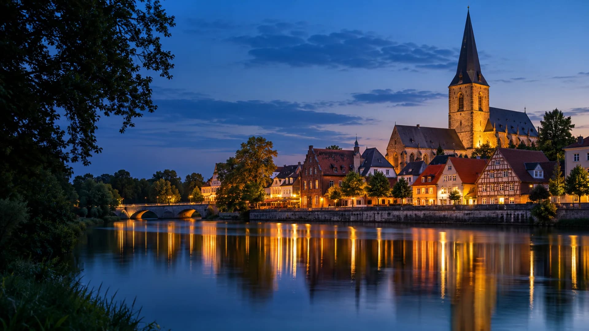 Greven at blue hour