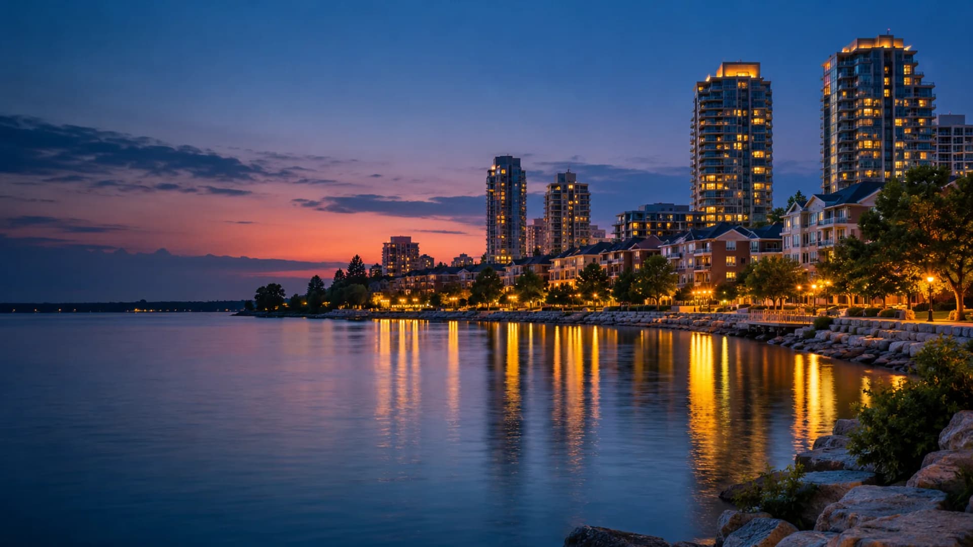 Maple at blue hour