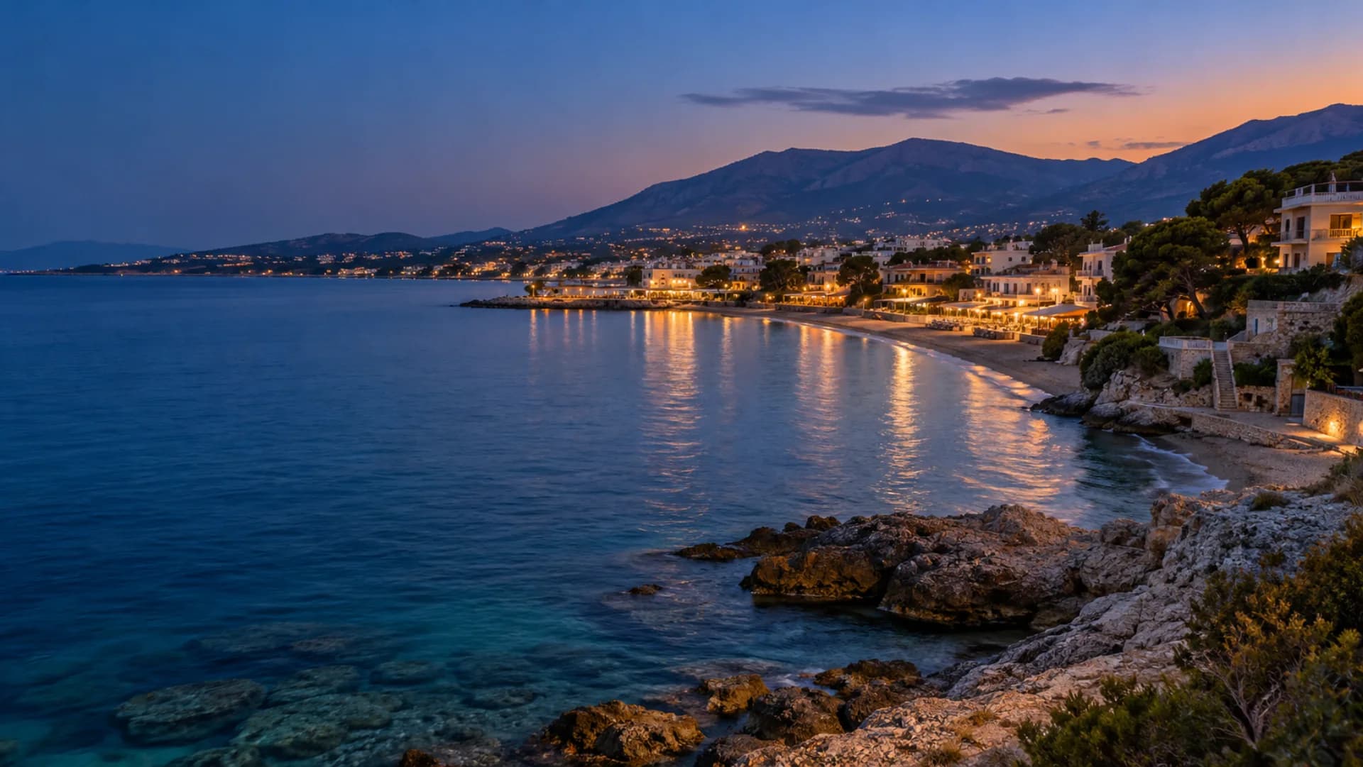 Spata-Artemida at blue hour