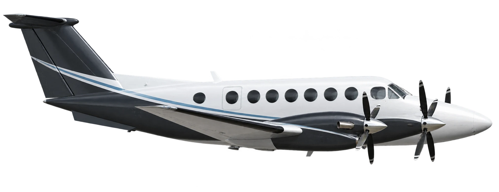 Beechcraft King Air 350 side profile